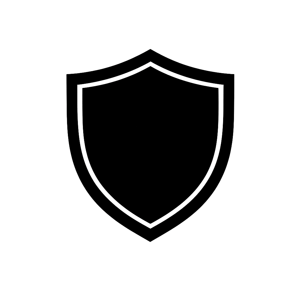 Shield icon in black-1