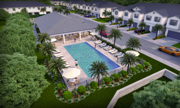 GroveParc Pool Rendering